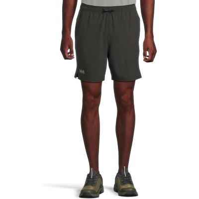 Helly Hansen男运动短裤轻量速干透气可调节腰围多口袋户外登山徒