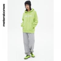 [1件5折价:89.5]美特斯邦威宽松运动裤女春季新款舒适百搭束脚休闲裤