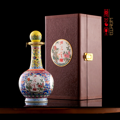 53度万茗堂 •茗15 酱香型高端文创白酒500ml*4/礼盒装