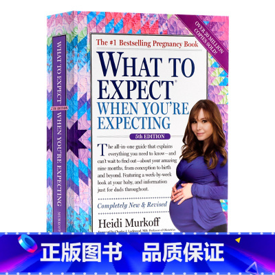 [正版]海蒂怀孕大百科第5版 英文原版绘本 What to Expect When You're Expecting