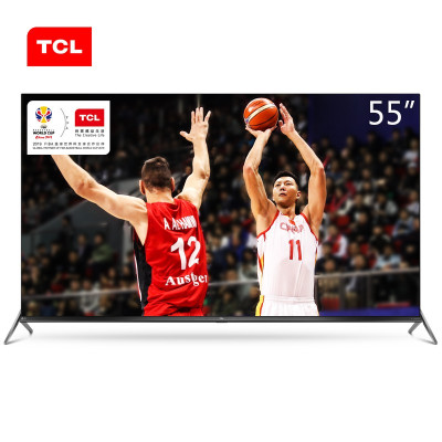 TCL 官方旗舰 55Q680 (55英寸 ) 吋 4K超高清护眼 超薄全面屏 人工智能 智慧屏液晶平板电视机