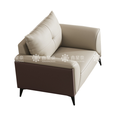 鑫星奈 XXN4031238简约办公沙发商务会客洽谈沙发 牛皮单人位