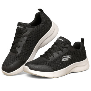 斯凯奇(Skechers)女鞋轻便防滑运动鞋时尚舒适休闲鞋软底网面跑步鞋 149542-BLK