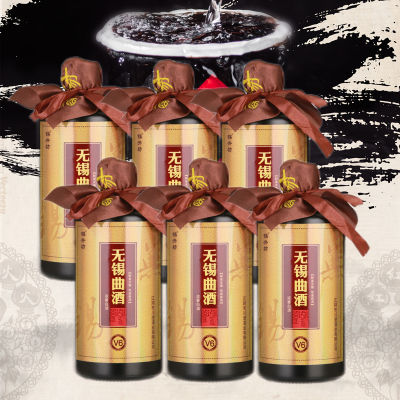 六瓶 锡井坊无锡白酒浓香醉美无锡地道曲酒V6