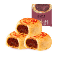 西区老大房豆沙月饼酥皮苏氏月饼65g*4只 生胚冷冻上海国营特产老字号