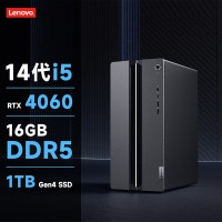 联想(Lenovo)GeekPro设计师游戏台式机电脑主机 (酷睿14代i5-14400F RTX4060 8GB显卡 16G DDR5 1TB SSD Win11)