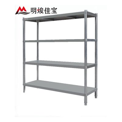 明焌佳宝商用不锈钢置物架 四层货架 1800*500*1500