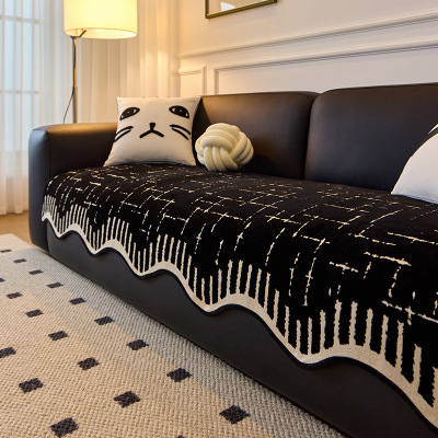 多巴胺异形沙发垫新款四季通用直排坐垫子防滑沙发套罩盖布巾