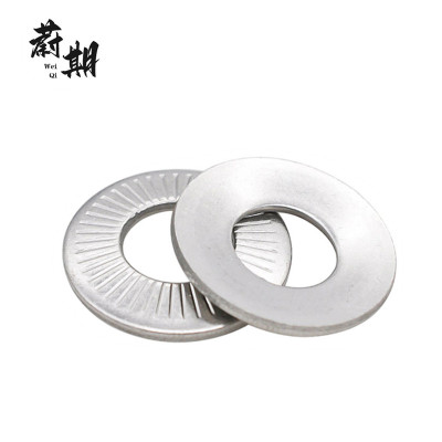 蔚期 65Mn达克罗竖纹法式锁紧垫圈 M10 个