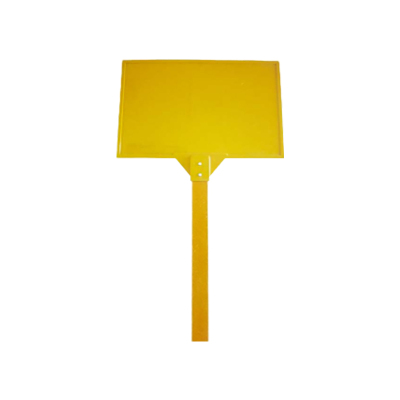 盾铁侠玻璃钢单立柱警示牌550*850*1600mm/块