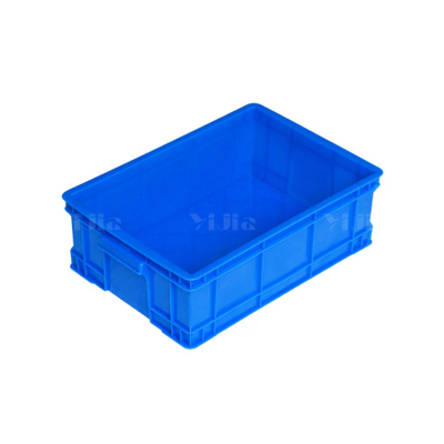 翌嘉YJ4120606 蓝色塑料周转箱大号工业胶箱 415*290*135