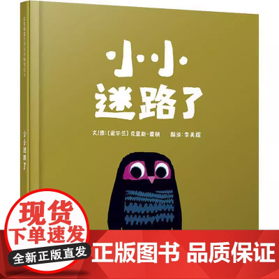 小小迷路了(正版精装)克里斯霍顿Chris Haughton,儿童绘本2-3三-4-5到6岁幼儿园大中小班宝宝孩子入学前