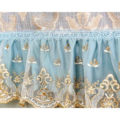 家柏饰(CORATED)欧式蕾丝冰箱巾防尘罩单开对双开冰箱罩巾盖布冰箱防尘罩