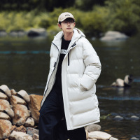 男装中长款棉服男女同款大衣冬季新款加厚棉袄宽松百搭连帽外套男