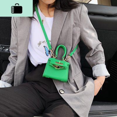 迷你小包包女2020流行新款潮夏季洋气百搭斜挎包高级感手提凯莉包NEW LAKE女斜挎包