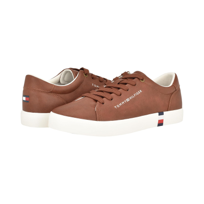 TOMMY HILFIGER男士休闲板鞋时尚百搭舒适减震帆布鞋潮流运动鞋