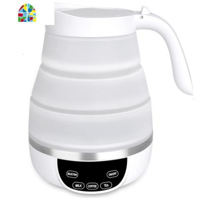 便携折叠式电热水壶旅行迷你小型硅胶保温烧水壶多电压多档温控 FENGHOU 智能款