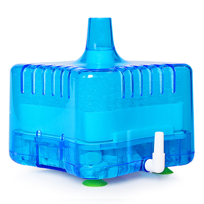 小型鱼缸过滤器水妖精反气举迷你净化水族箱圆形养鱼吸便配气泵用