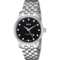 瑞士手表 贝伦赛丽系列镶钻黑盘女士自动机械表 奢华腕表