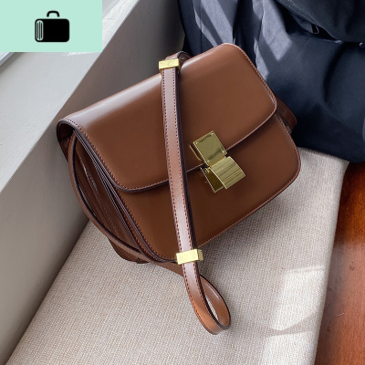 休闲复古港风包包女2020流行新款韩版时尚质感百搭单肩斜挎豆腐包NEW LAKE女斜挎包