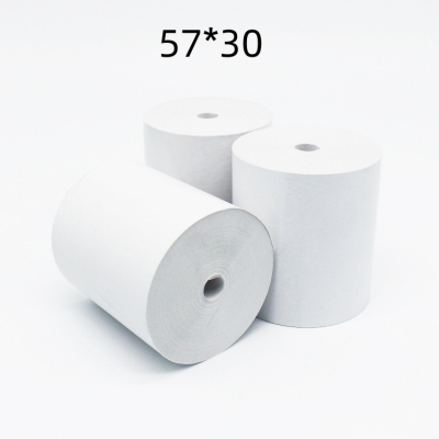 57*30 美团超市外卖打印卷纸小票纸57mm热敏打印纸 卷
