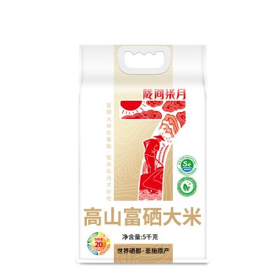 陇间柒月 高山富硒大米 5kg(A01)