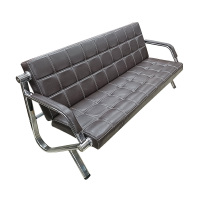 广亿隆办公沙发接待洽谈皮艺格子沙发