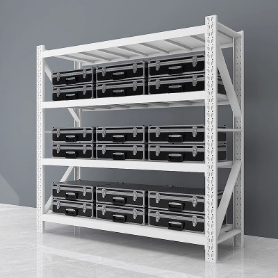 易企采 200*60*200CM每层承重200KG 仓储货架仓库储物置物架工厂多层收纳中型铁架子电商快递货架