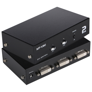 迈拓维矩MT-DV201 dvi切换器2进1出2口显示器视频电脑二进一出切屏器