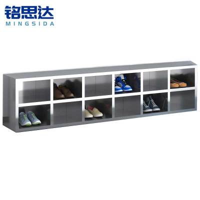 铭思达不锈钢鞋柜单面12格个