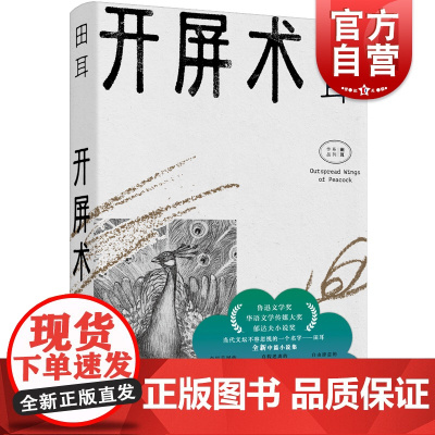 开屏术 鲁迅文学奖得主田耳作品上海文艺出版社现当代文学小说 另著环线车/天体悬浮/衣钵