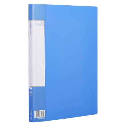 齐心 AB600A 超省钱 轻便夹 A4 单强力夹 蓝