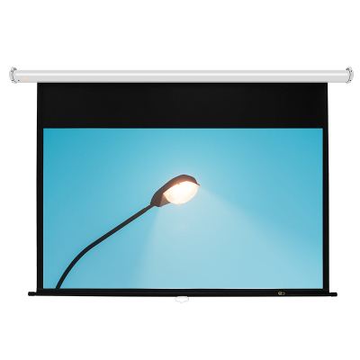 经科JK投影幕布S2 92寸16:9手动自锁白塑幕投影机幕布投影仪幕布