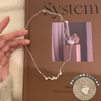 [翩蝶梦]纯银2025新款项链女轻奢高级感小众设计师款锁骨链送女朋友老婆情人节七夕生日礼物