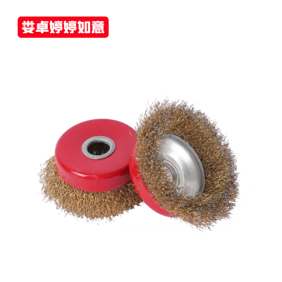 娄卓婷婷如意 碗型钢丝刷 钢丝轮 100×16mm 个