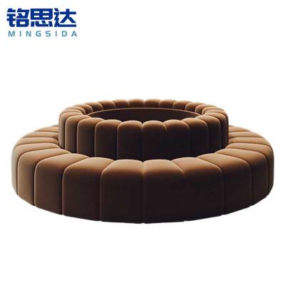 铭思达圆形休闲沙发2.5米张