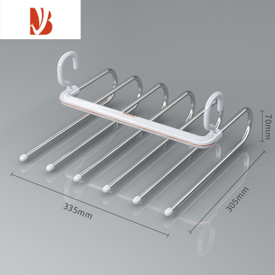 三维工匠多层挂裤架专用衣架多衣柜收纳器裤夹141