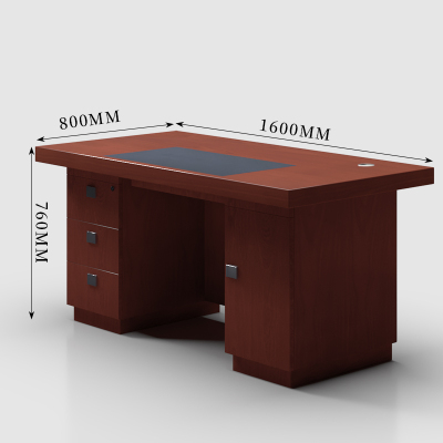 臻远ZY-BGZ-30办公家具油漆办公桌职员电脑桌写字台主管经理桌1.6米