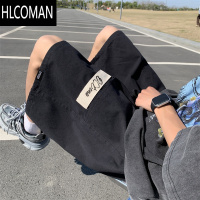 HLCOMAN日系复古五分工装短裤男夏季新款ins潮牌百搭宽松直筒休闲阔腿裤