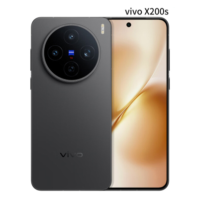 vivo X200s 16GB+256GB 简黑 天玑9400+ 6200mAh电池 蔡司级潜望长焦 声波指纹拍照 AI 5G手机