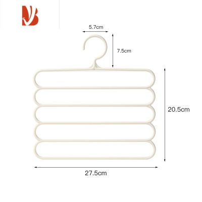 三维工匠折叠裤架多多层裤子衣架家用魔术裤夹衣柜收纳器裤挂架