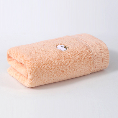 鲸轩 M615 110g 34*74cm 山沐优品潮流水纹 毛巾 (计价单位:条) 橙色