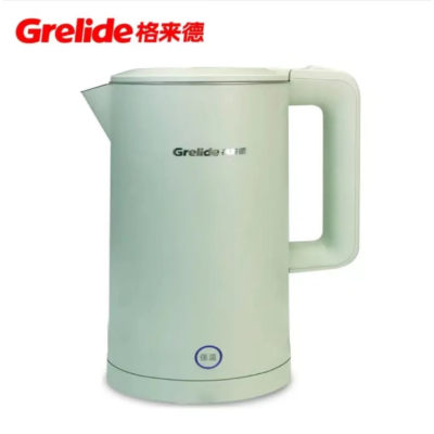 格来德(Grelide) 电热水壶烧水壶家用电水壶双层防烫1.7升大容量55°恒温-D2818K