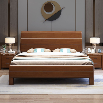 鑫星奈 XXN4031125 实木床宿舍家具1.5米单人床含两个床头柜