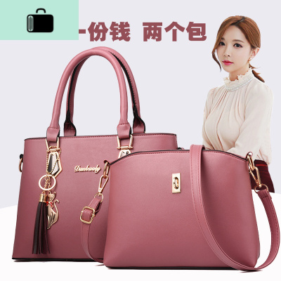 包包女2020新款时尚手提母大包简约百搭大气韩版单肩斜挎女包NEW LAKE女士单肩包