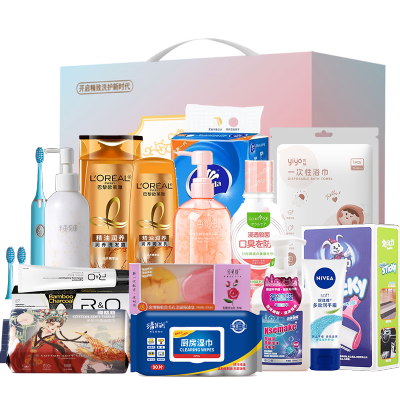 欧莱雅&半亩花田&维达洗护清洁 15件套-ZX250818005