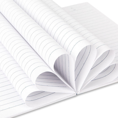 得力(deli)6本装办公软抄本无线装订本笔记本记事本 B5/60张 7664