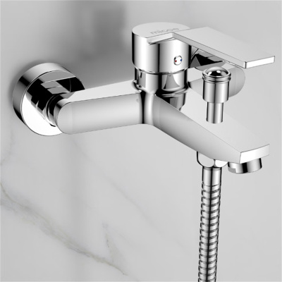 四季沐歌 304不锈钢混水阀水龙头 双进水双出水摆动式花洒开关冷热型水龙头 单位:只