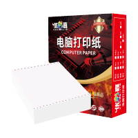 优彩嘉 电脑打印纸 一联整张 全白 不撕边 381-1 包