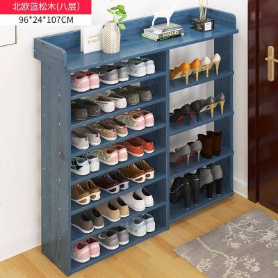 鞋架多层简易家用经济型鞋柜省空间仿实木功能防尘收纳鞋架子